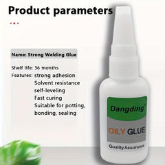 2pcs 70g Clear CA Glue for Wood Glass Metal DIY Crafts