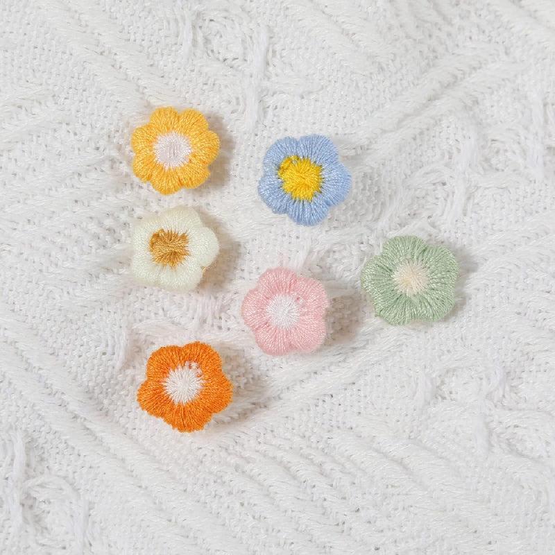 30pcs Flower Push Pins Decorative Thumb Tacks, 6 Colors