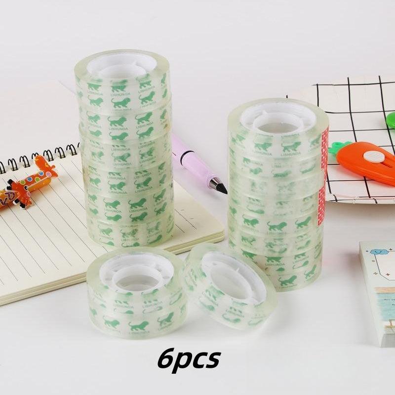 Transparent Tape 18mm Student Stationery Office Packaging Sealing Tape