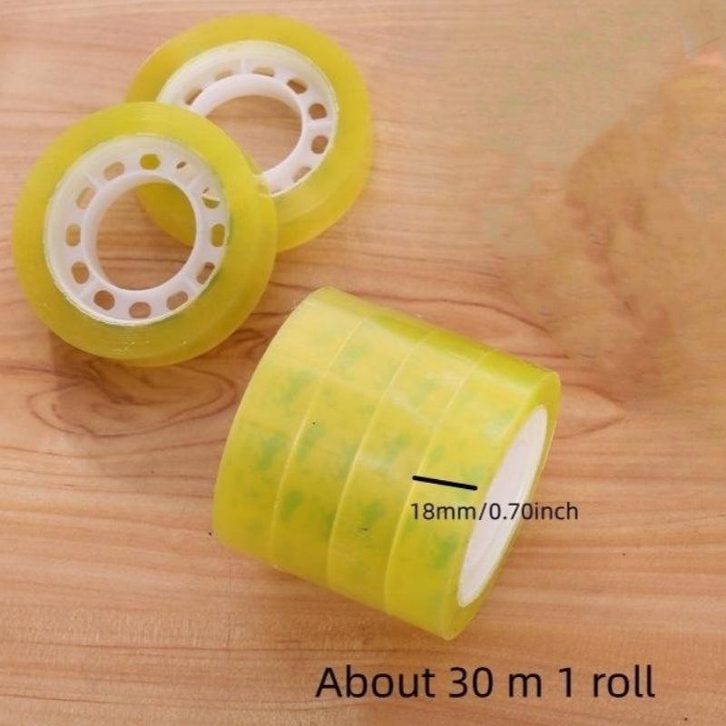 Transparent Tape 18mm Student Stationery Office Packaging Sealing Tape