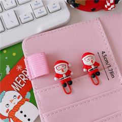 5pcs Christmas Paper Clip Paper Clip Needle Christmas Gift
