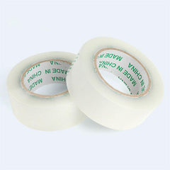 2pcs Office Transparent Tape Wide Roll Adhesive Cloth Tape