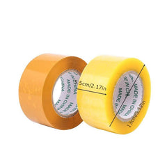 2pcs Office Transparent Tape Wide Roll Adhesive Cloth Tape