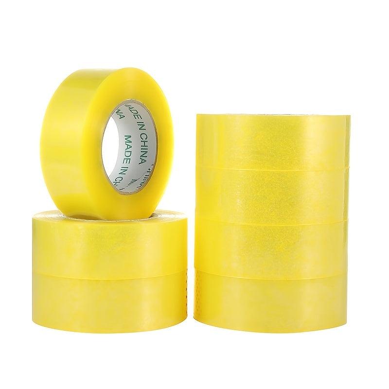 2pcs Office Transparent Tape Wide Roll Adhesive Cloth Tape