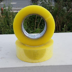 2pcs Office Transparent Tape Wide Roll Adhesive Cloth Tape