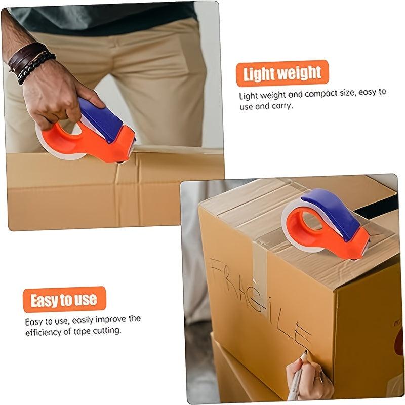 Dual Handheld Tape Dispenser Cutter for Packaging Sealing