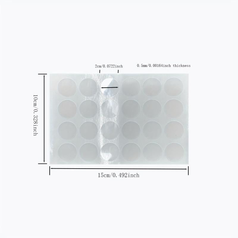 Round Transparent Acrylic Double-sided Adhesive Nano Traceless Removable