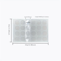 Round Transparent Acrylic Double-sided Adhesive Nano Traceless Removable