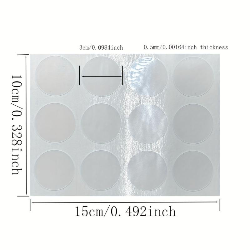 Round Transparent Acrylic Double-sided Adhesive Nano Traceless Removable