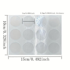 Round Transparent Acrylic Double-sided Adhesive Nano Traceless Removable