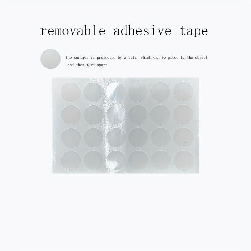 Round Transparent Acrylic Double-sided Adhesive Nano Traceless Removable