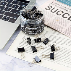 Small Binder Clips 3.5 Inch Mini Binder Clip 60pcs Clips