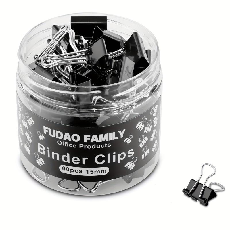 Small Binder Clips 3.5 Inch Mini Binder Clip 60pcs Clips