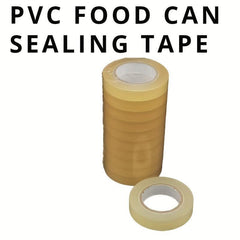 10pcs 12mm Matte PVC Food Sealing Tape - 49.2ft