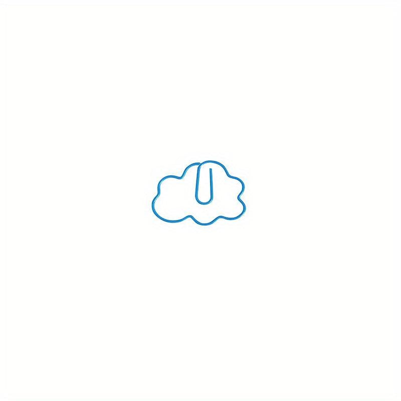 10pcs Cloud Paper Clip Cartoon Office & School Supplies