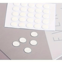 5pcs Transparent Round Double Sided Adhesive Stickers Pack