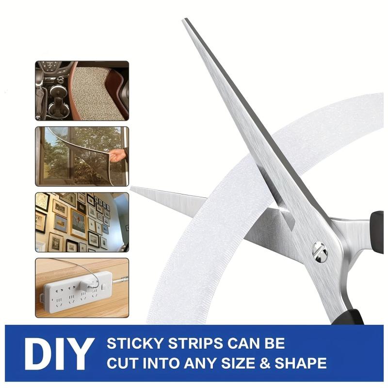 Nylon Hook And Loop Tape Roll - 1 Inch X 16.4 Feet