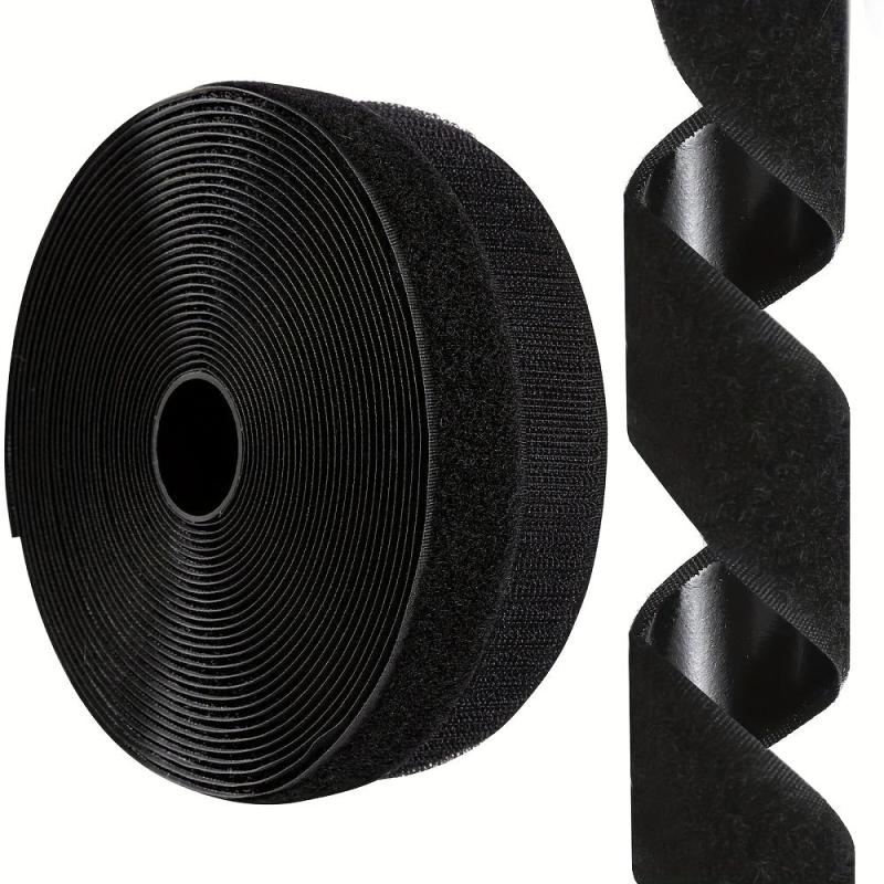 Nylon Hook And Loop Tape Roll - 1 Inch X 16.4 Feet