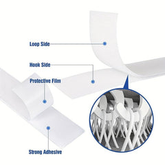 Nylon Hook And Loop Tape Roll - 1 Inch X 16.4 Feet