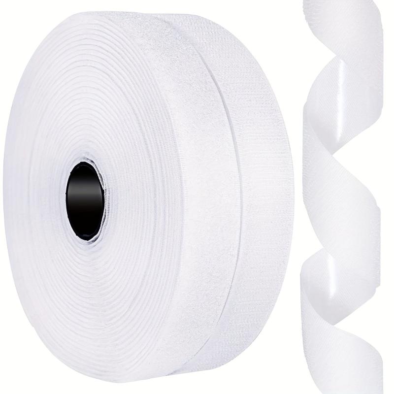 Nylon Hook And Loop Tape Roll - 1 Inch X 16.4 Feet