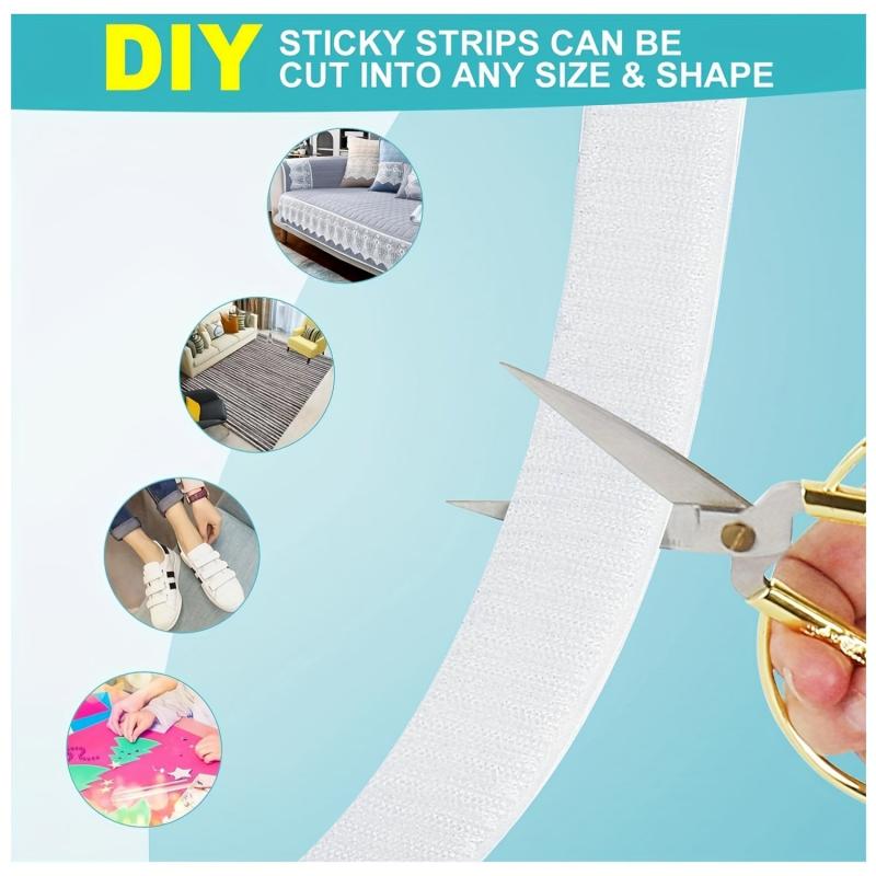 97m x 2.54cm Hook and Loop Tape Industrial Fastening Strips