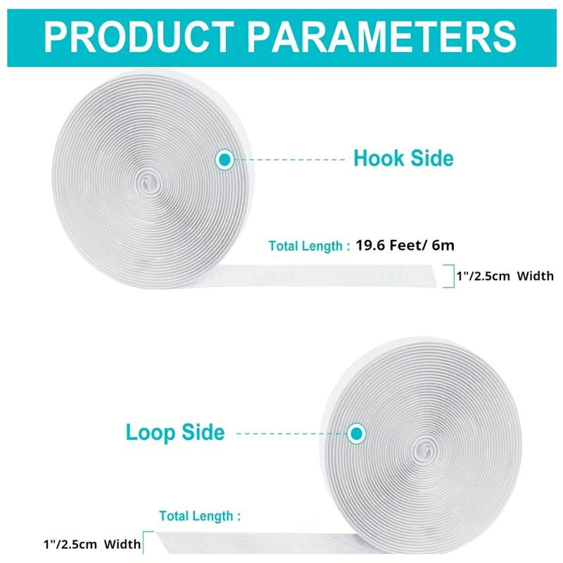 97m x 2.54cm Hook and Loop Tape Industrial Fastening Strips
