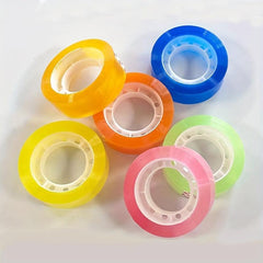 6pcs Transparent Tape 20m for Office Students Stationery