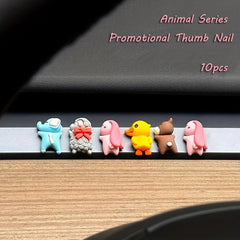 10pcs Sleepy Duck Thumbtacks for Photo Walls Offices Schools