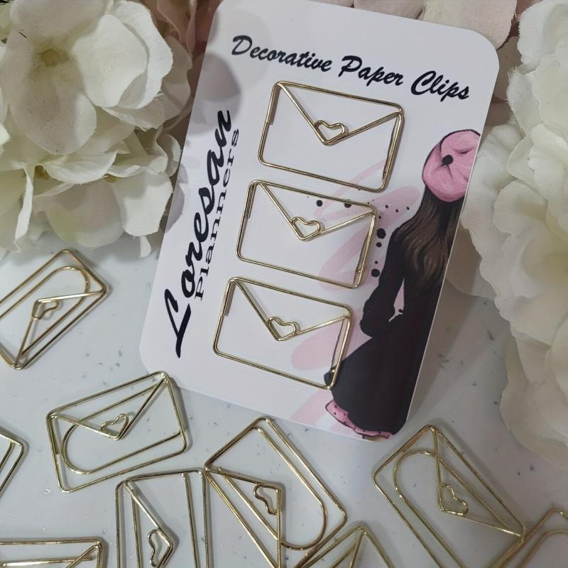 5pcs Envelope Paper Clips Office Supplies