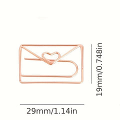 5pcs Envelope Paper Clips Office Supplies