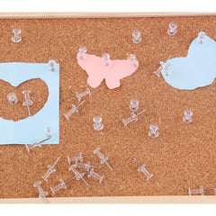 40 Pack Clear Push Pins Tacks for Office & School Supplies