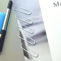 100pcs Jumbo Paper Clips 5.08cm Large Paper Clip School Office Organization