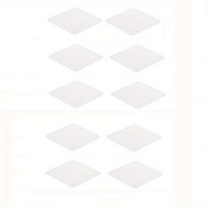 10pcs Double Sided Adhesive Tear And Use Hooks