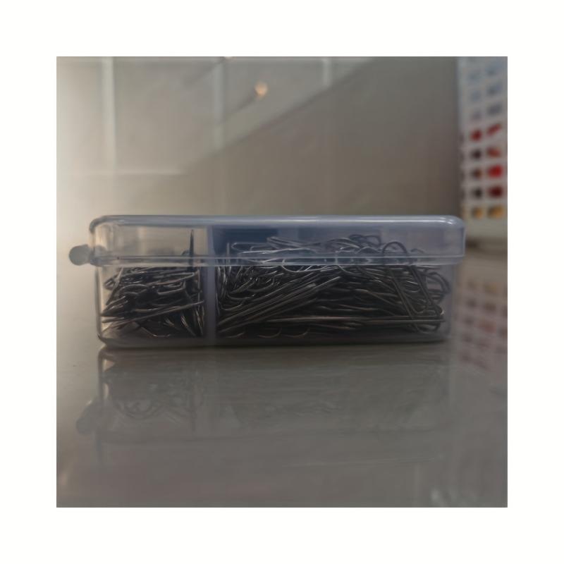340pc Binder Paper Clip Set Office School Supplies Various Sizes Metal Clip