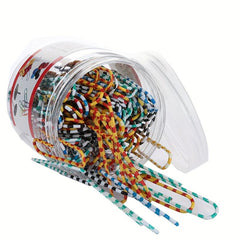 100pcs Nickel Plated Silvery Striped Crank Pin Bookmark 50mm