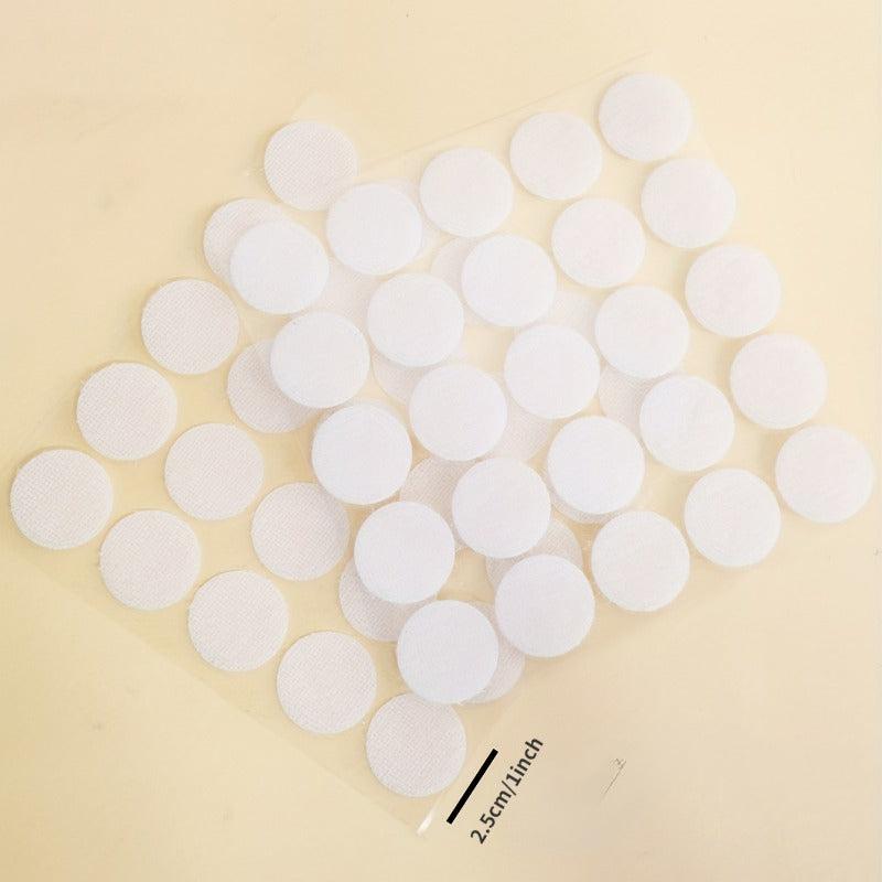 8pcs Round Double Sided Strong Glue Letter Buckle Wall Stickers