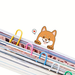 150pcs Colorful Paper Clips Metal Office Supplies Creative Bookmarks