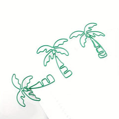 10pcs Summer Office Stationery Coconut Tree Model