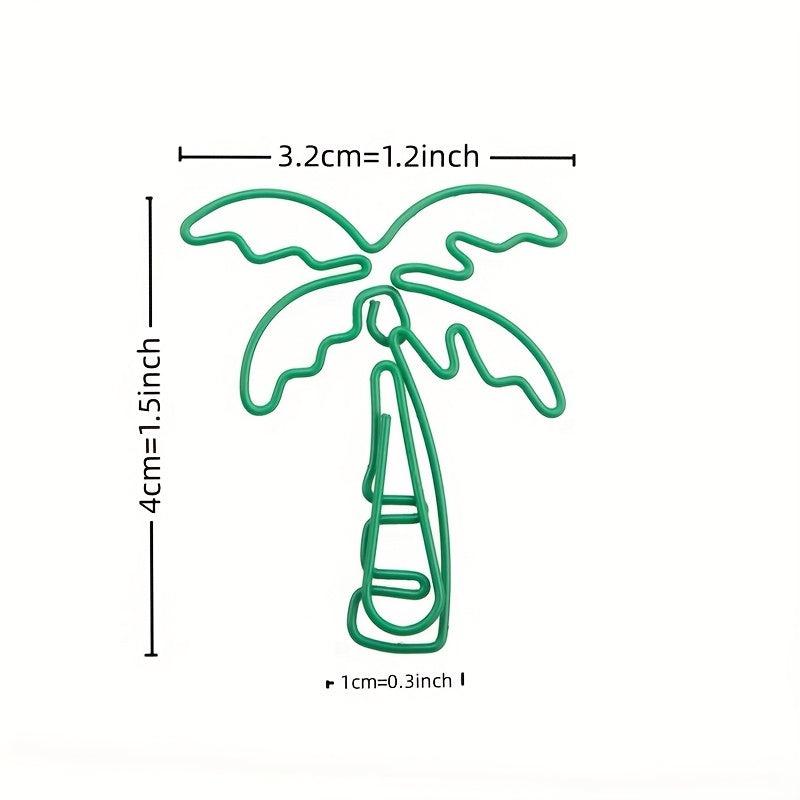 10pcs Summer Office Stationery Coconut Tree Model
