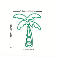 10pcs Summer Office Stationery Coconut Tree Model
