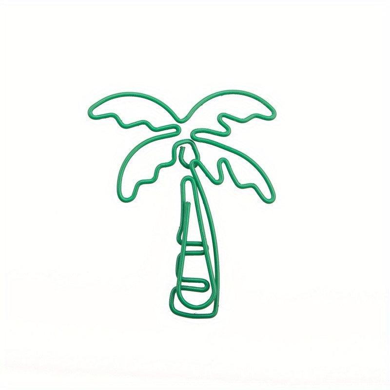 10pcs Summer Office Stationery Coconut Tree Model