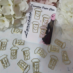 20pcs Coffee Cup Paper Clip for Office School