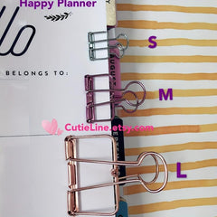 Creative Hollow Clip - Pack of 50