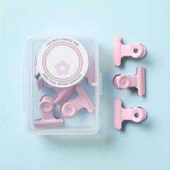 Macaron Small Long Tail Clip Metal Ticket Clip Binding Office Supplies