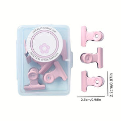 Macaron Small Long Tail Clip Metal Ticket Clip Binding Office Supplies