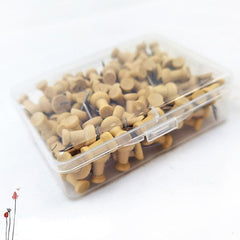 Wooden Pushpin Combination Solid Wood Creative Office Stationery