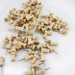 Wooden Pushpin Combination Solid Wood Creative Office Stationery