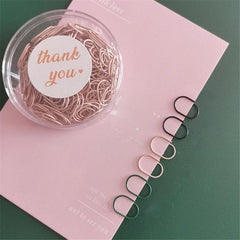 Metal Mini Paper Clip Bookmark Photo Memo Ticket Clip Binder Office School Suppl