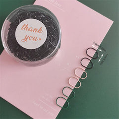 Metal Mini Paper Clip Bookmark Photo Memo Ticket Clip Binder Office School Suppl