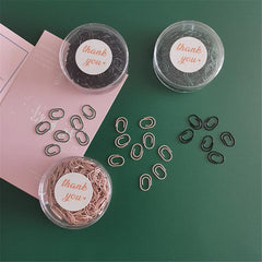 Metal Mini Paper Clip Bookmark Photo Memo Ticket Clip Binder Office School Suppl
